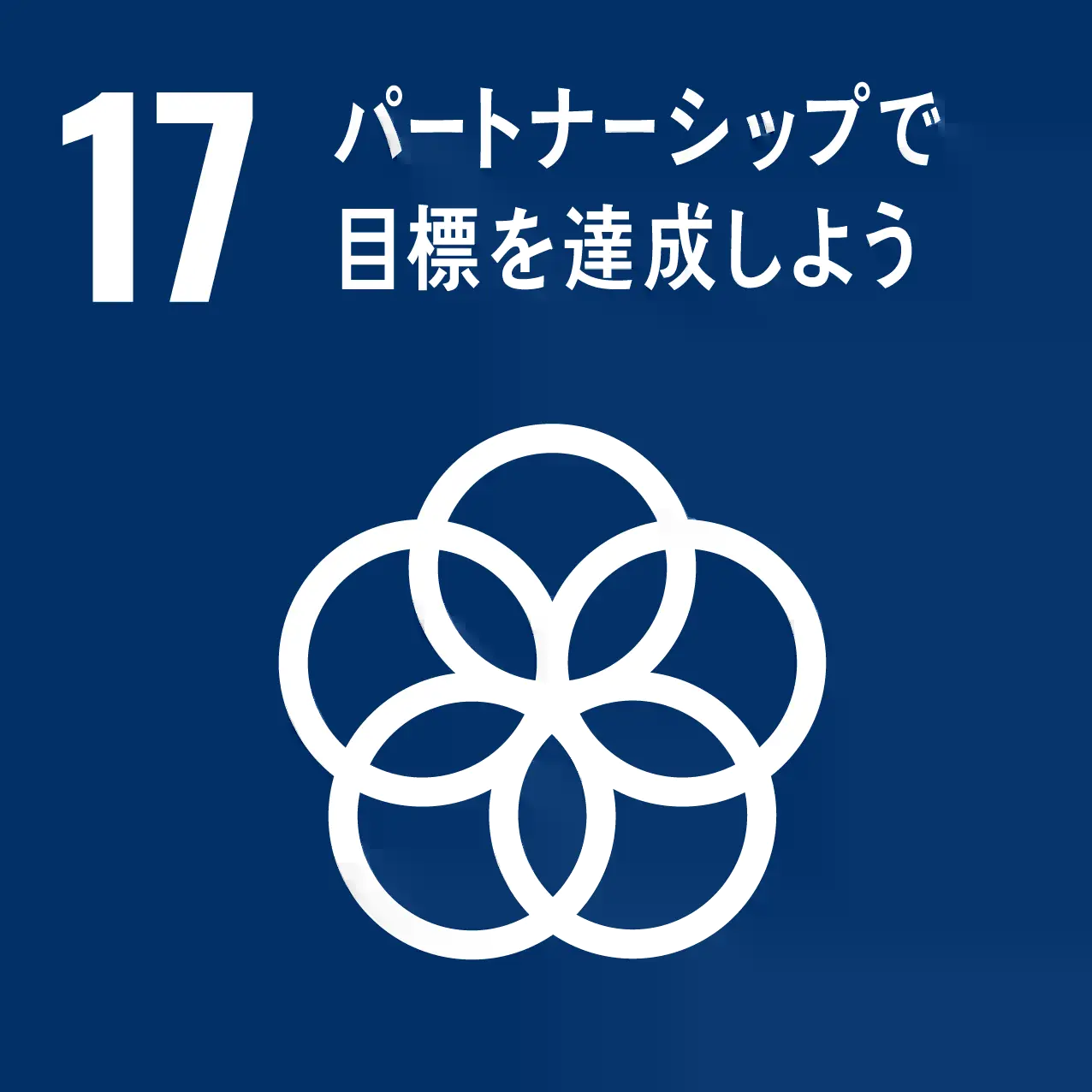 SDGs 17 �p�[�g�i�[�V�b�v�ŖڕW��B�����悤